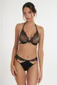12338 DIONE nohavičky panty brazil LISCA čierne