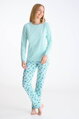 63501 BLOOMY dámske pyžamo LISCA  BB- modrá