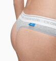 THONG CK ONE QF5733E Calvin Klein sivá