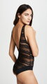 Calvin Klein čipkované body F4051E čierne 001