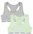 Calvin Klein dievčenská lambadka 2pack G80G897001 sivá/mentolová 022