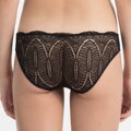 Calvin Klein čipkované klasické nohavičky F3998E  čierne 001