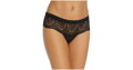 Calvin Klein klasické čipkované string nohavičky F4219E čierna 001 