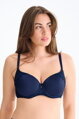 20229 EVELYN podprsenka LISCA veľkosť košíčkov F až H  MT - modrá