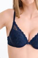 20230 EVELYN push-up podprsenka LISCA   MT - modrá