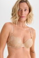 10385 PASSION podprsenka LISCA  39 - púdrovo zlatá