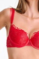 10392 MIRACLE podprsenka LISCA  RA- červená