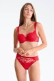 12384 MIRACLE  nohavičky LISCA  RA- červená
