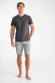35036 HECTOR pánske pyžamo LISCA  DG - DARK GREY