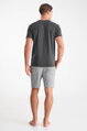 35036 HECTOR pánske pyžamo LISCA  DG - DARK GREY