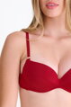 40859 PORTOFINO plavková podprsenka LISCA  2A - červená
