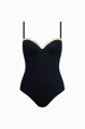 43602 SYDNEY celé plavky LISCA  02- čierna