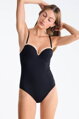 43602 SYDNEY celé plavky LISCA  02- čierna