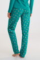 63497 FOXY dámske pyžamo LISCA  WZ - zelená