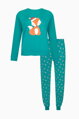 63498 FOXY dámske pyžamo LISCA  WZ - zelená