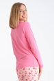 63501 BLOOMY dámske pyžamo LISCA  8R- ružová
