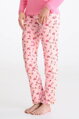 63501 BLOOMY dámske pyžamo LISCA  8R- ružová