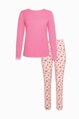 63501 BLOOMY dámske pyžamo LISCA  8R- ružová