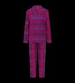 Boyfriend PW 01 X Checks  dámske pyžamo Triumph 0035 - RED COMBINATION