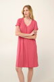 22073 nočná košeľa VAMP 267- ROSE TAUPE