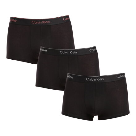  NB4076A pánske boxerky CALVIN KLEIN  3pack  Q6A -čierna