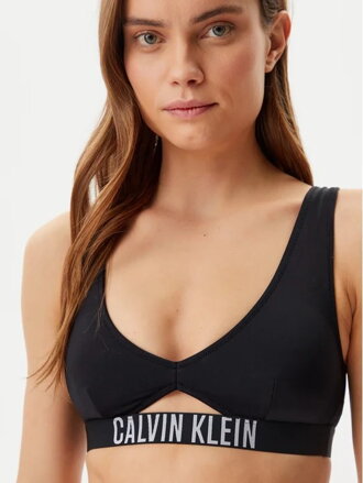 KW0KW02745 plavková podprsenka CALVIN KLEIN  BEH- čierna