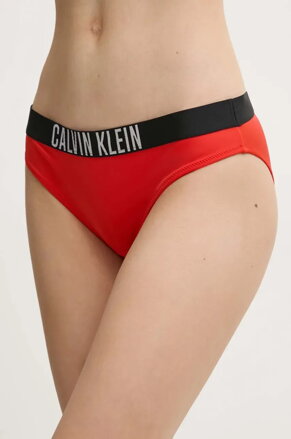 KW0KW02856 plavkové nohavičky CALVIN KLEIN   XM8- červená