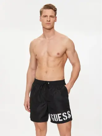 F4GT28WG292 pánske plavky GUESS  JBLK/čierna
