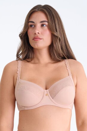 20421 RUBY kosticová podprsenka LISCA  F-G  PE- púdrová