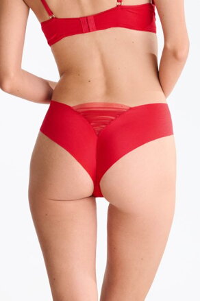 12385 MIRACLE brazílske nohavičky LISCA  RA- červená