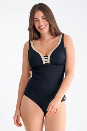 43603 SYDNEY celé plavky LISCA  02- čierna