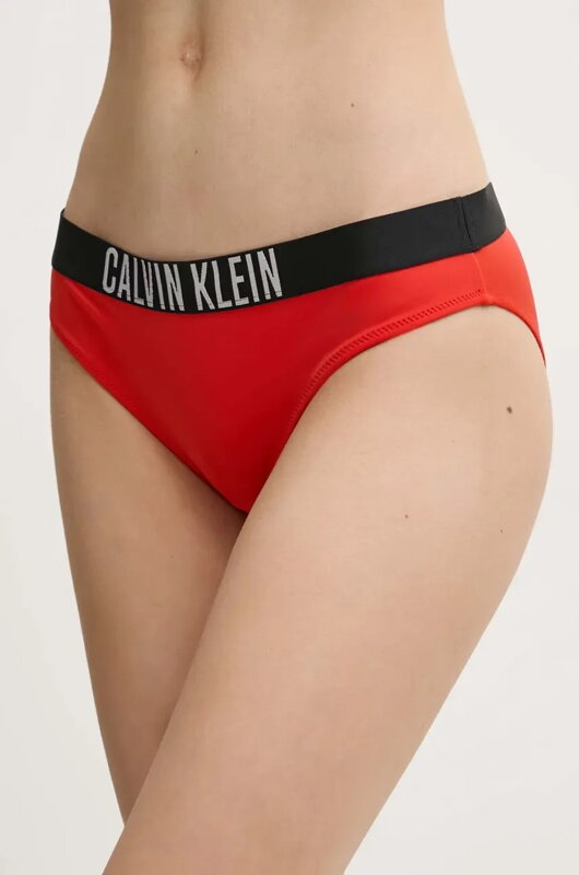 KW0KW02856 plavkové nohavičky CALVIN KLEIN   XM8- červená