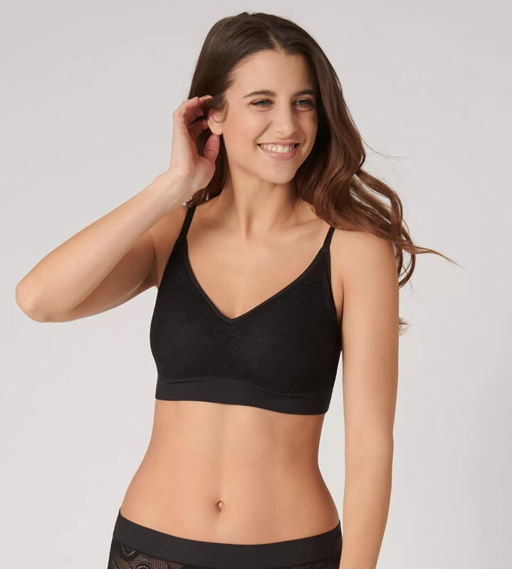 SLOGGI GO ALLROUND LACE P  ČIERNA