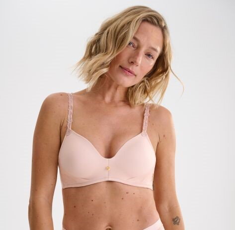 20424 RUBY  podprsenka LISCA  PE- púdrová bez kostice