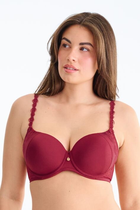 20423 RUBY podprsenka LISCA F-I   RR - BORDOVÁ