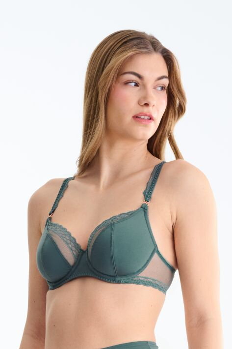 20435 TIFFANY podprsenka LISCA  GL-ZELENÁ