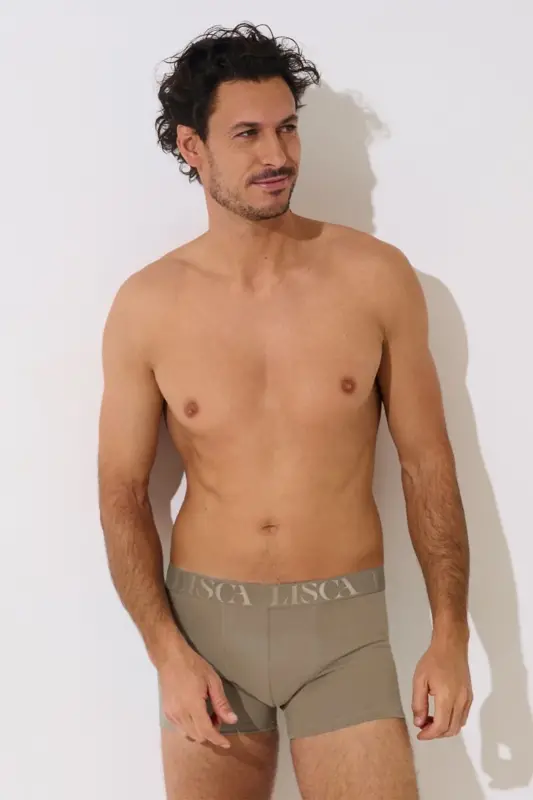 32039 ODYSSEUS pánske boxerky LISCA  S4-hnedá