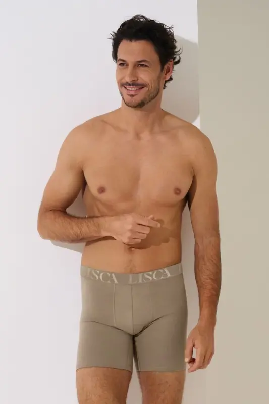32040 ODYSSEUS pánske boxerky LISCA S4-hnedá