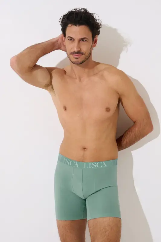32040 ODYSSEUS pánske boxerky LISCA  AG-zelená