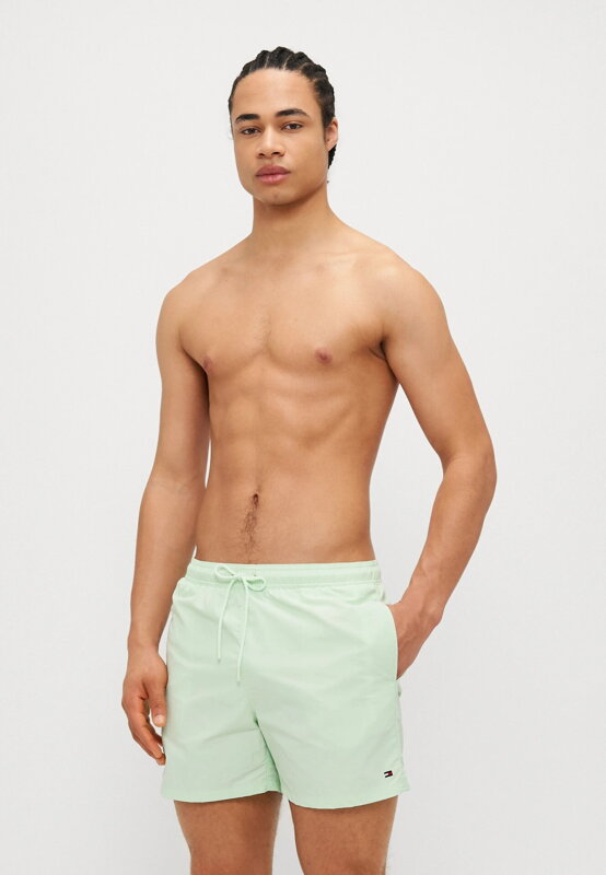 UM0UM03477  pánske plavky TOMMY HILFIGER  LXY - OPAL GREEN