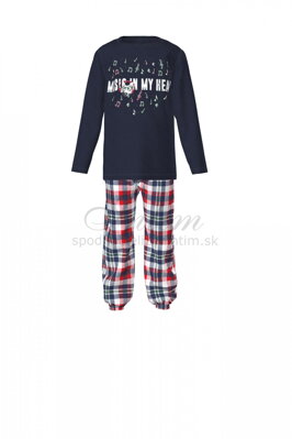 Detské pyžamko Vamp 13720 tmavomodré