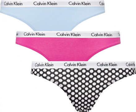 QD3587E Calvin Klein 3 pack string nohavičky AK3