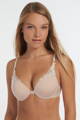 60504 POSH push-up podprsenka LISCA  púdrová