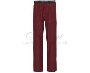 Calvin Klein pánske pyžamové nohavice NM1158E bordová PW9 