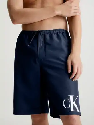 KM0KM00805 pánske plavky CALVIN KLEIN modrá