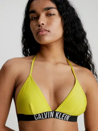 KW0KW01967 plavková podprsenka CALVIN KLEIN  žltá